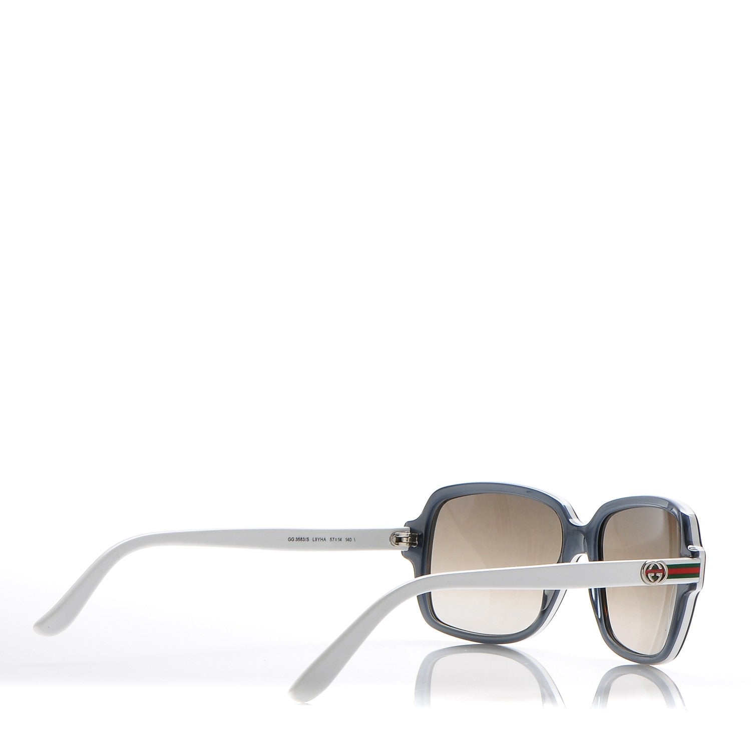 Gucci GG Web Sunglasses 3583/S Tortoise White 4 of 7