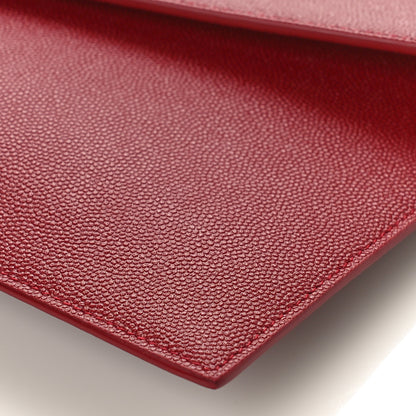 Saint Laurent Grain De Poudre Uptown Pouch Opyum Red 8 of 8