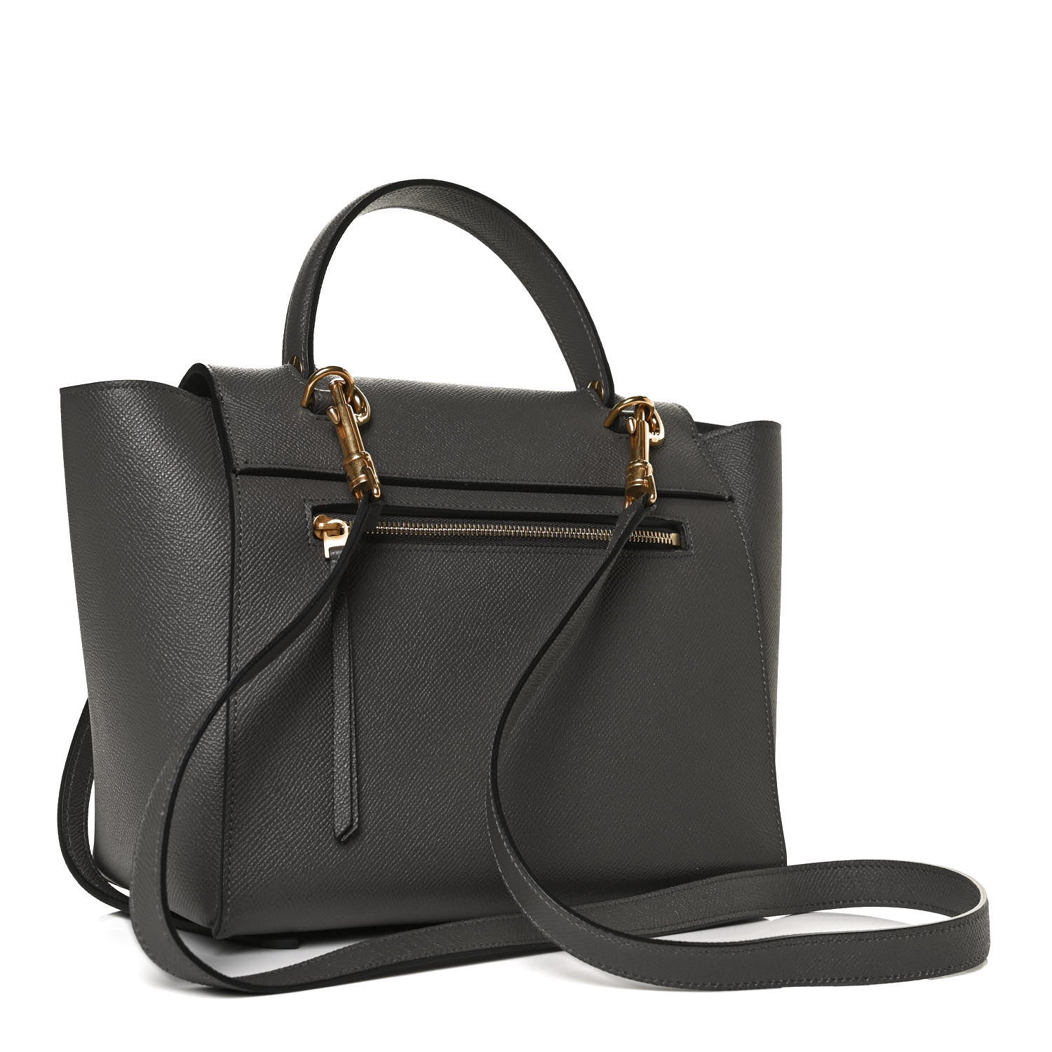 Celine Grained Calfskin Micro Belt Bag Grey 3 of 15