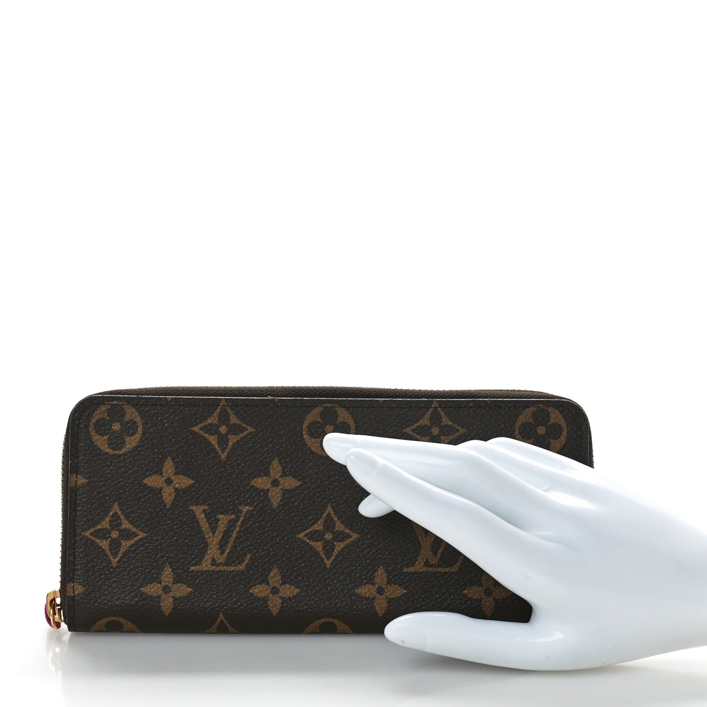 Monogram Clemence Wallet Fuchsia