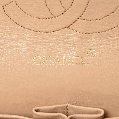 Chanel Lambskin Quilted Medium Bijoux Chain Double Flap Beige 6 of 28