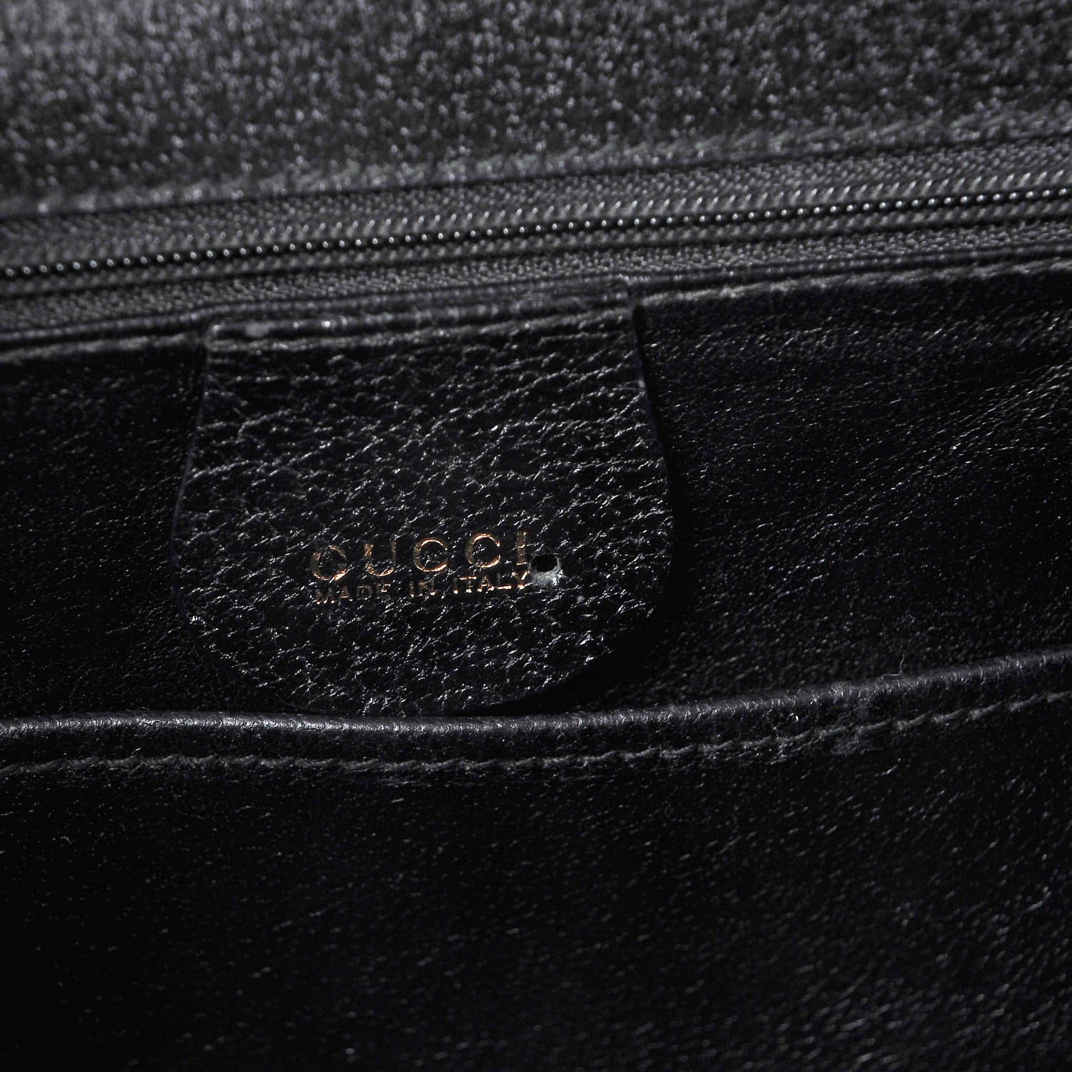 Gucci Calfskin Bamboo Small Top Handle Bag Black 6 of 7