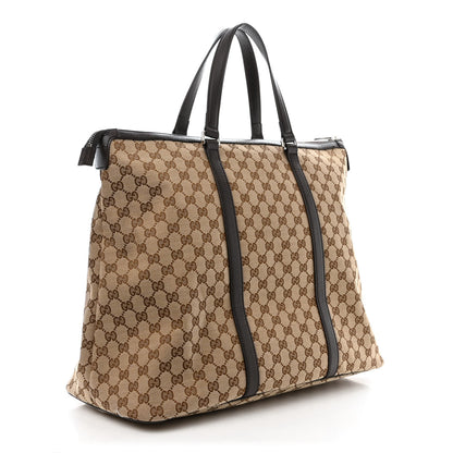 Gucci GG Monogram Large Joy Tote Bag Dark Brown 3 of 10