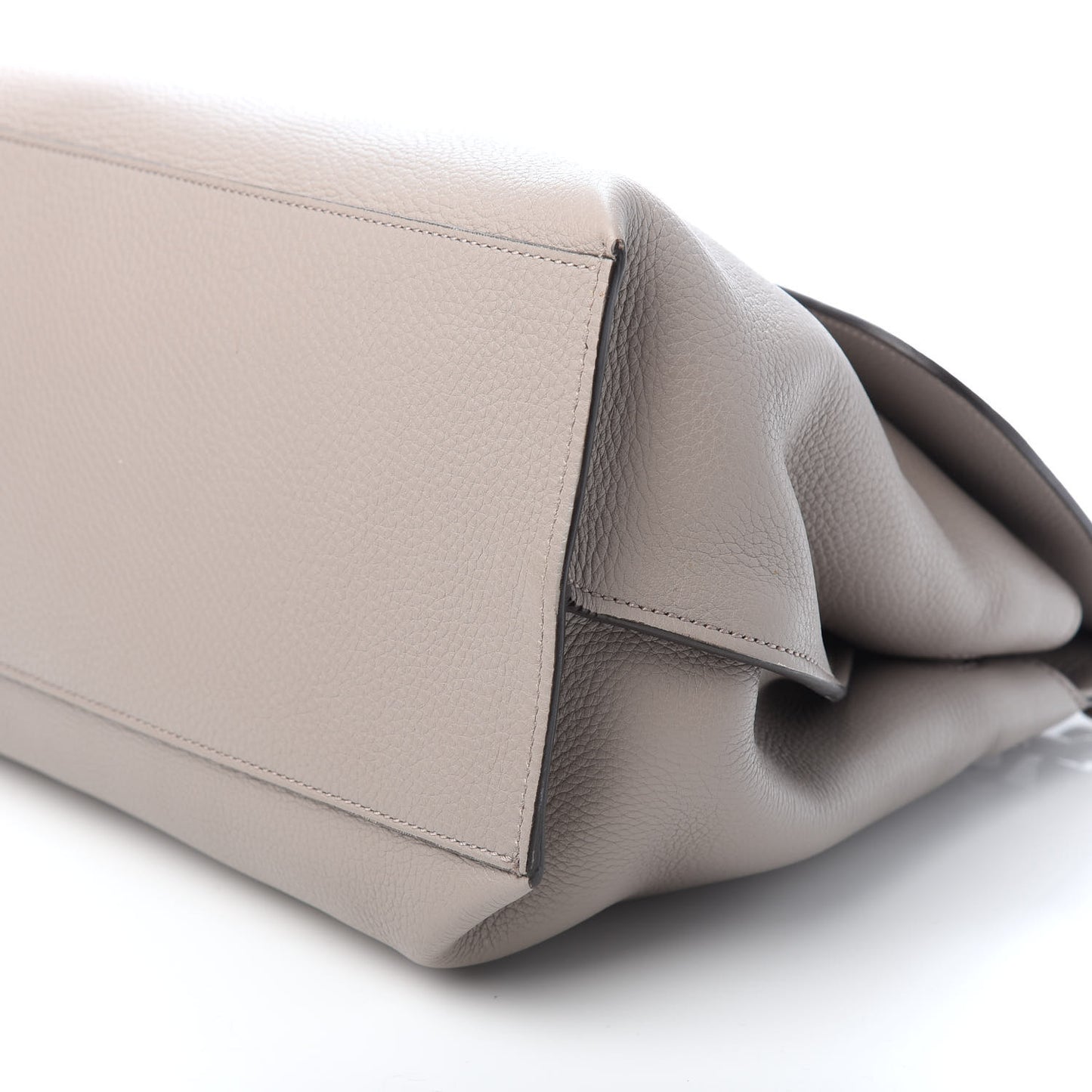 Cellarius Calfskin Large Bamboo Daily Top Handle Bag Storm Grey