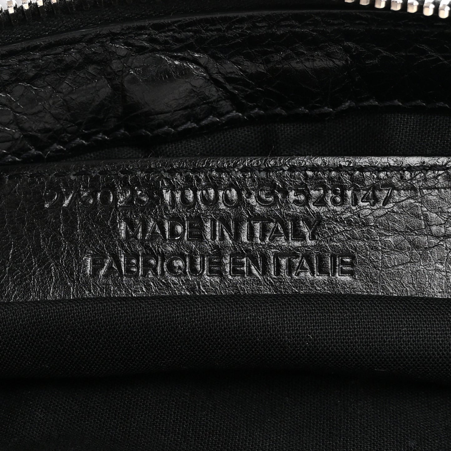 Agneau Arena Classic Hardware Large Clip Black