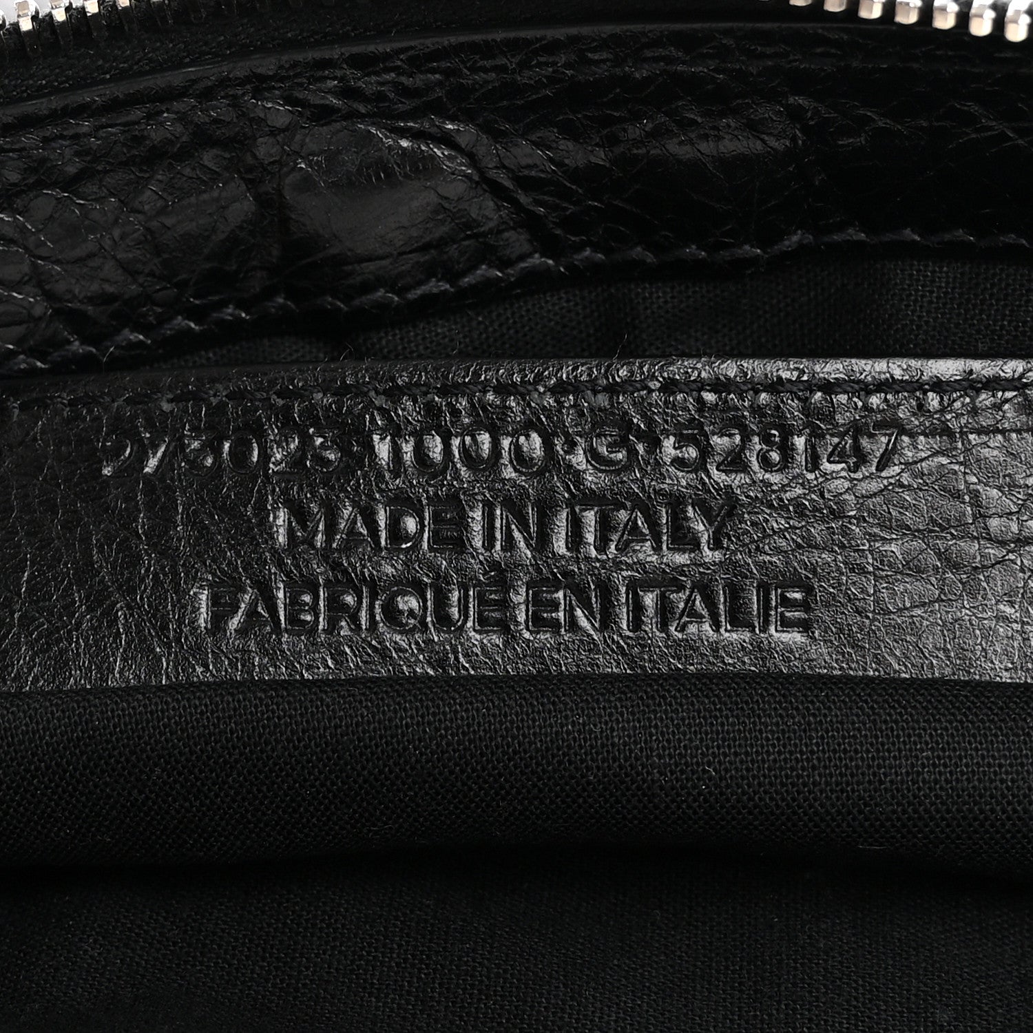 Balenciaga Agneau Arena Classic Hardware Large Clip Black 7 of 9