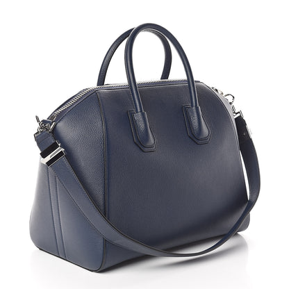 Givenchy Sugar Goatskin Medium Antigona Deep Blue 3 of 9
