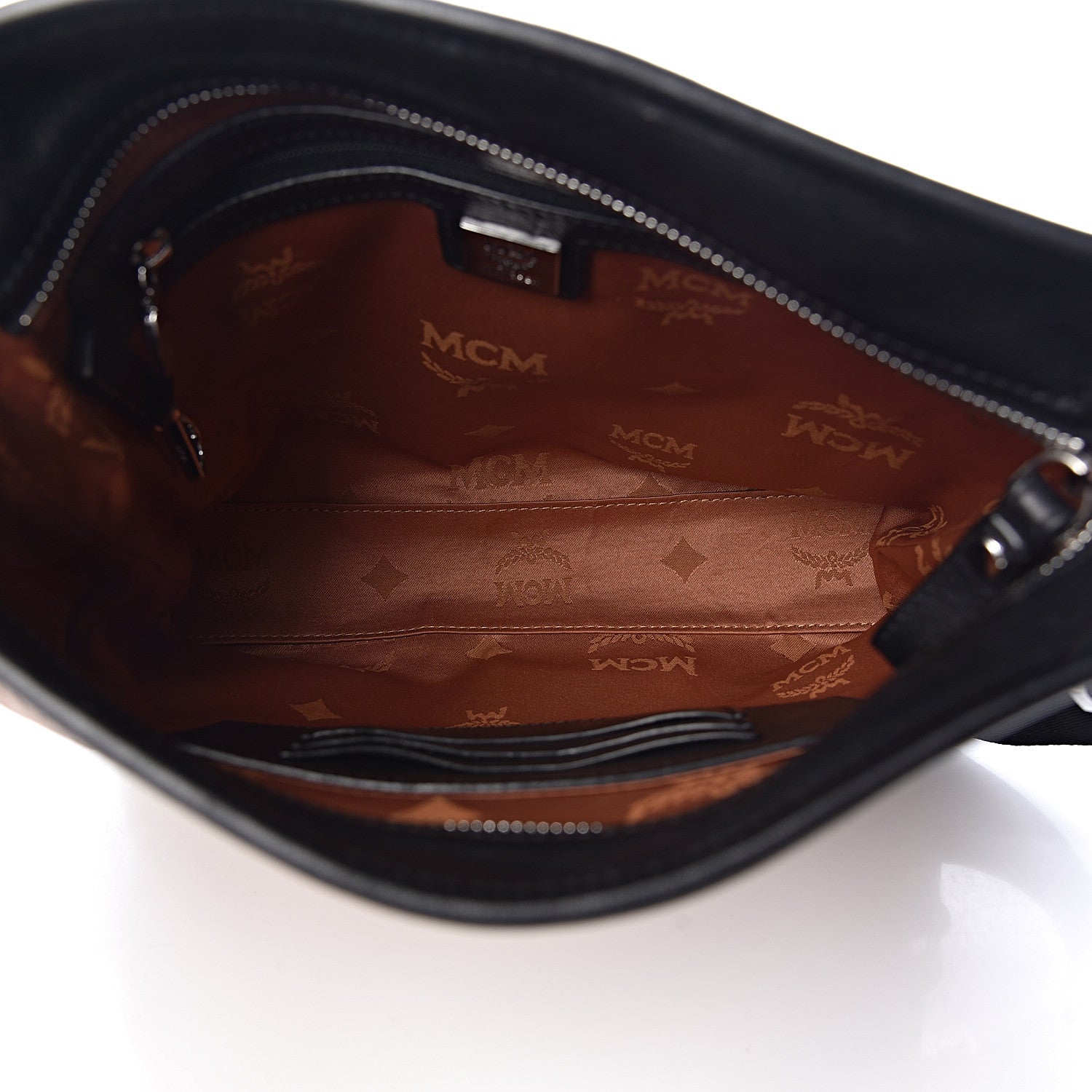 MCM Visetos Crossbody Messenger Cognac 5 of 10