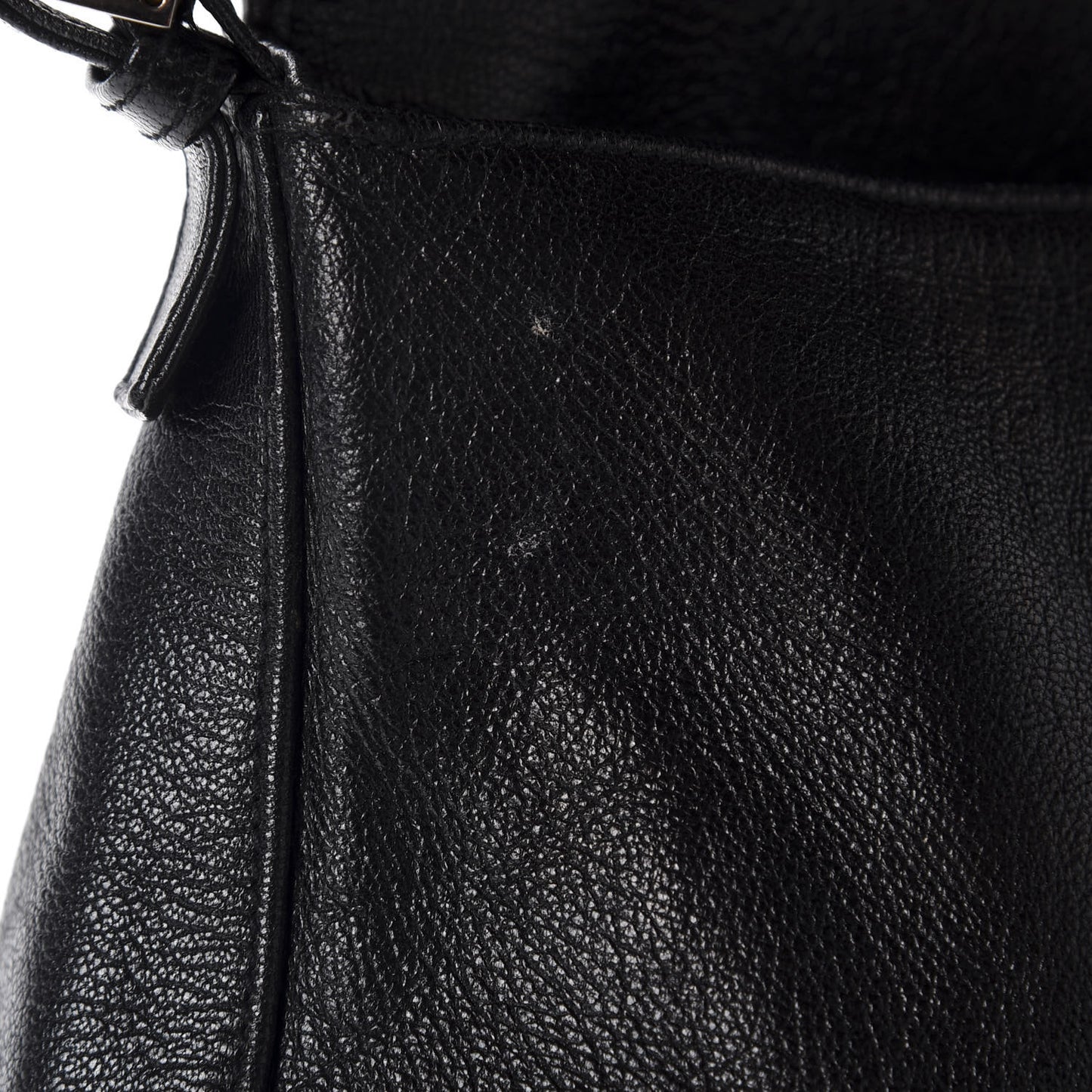 Calfskin Big Forever Mama Baguette Black