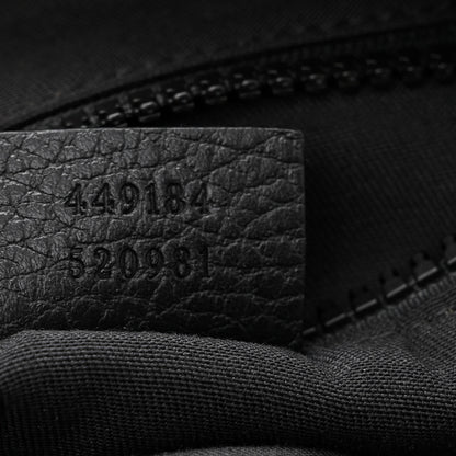 Gucci Nylon Monogram Small Flat Messenger Bag Black 7 of 10