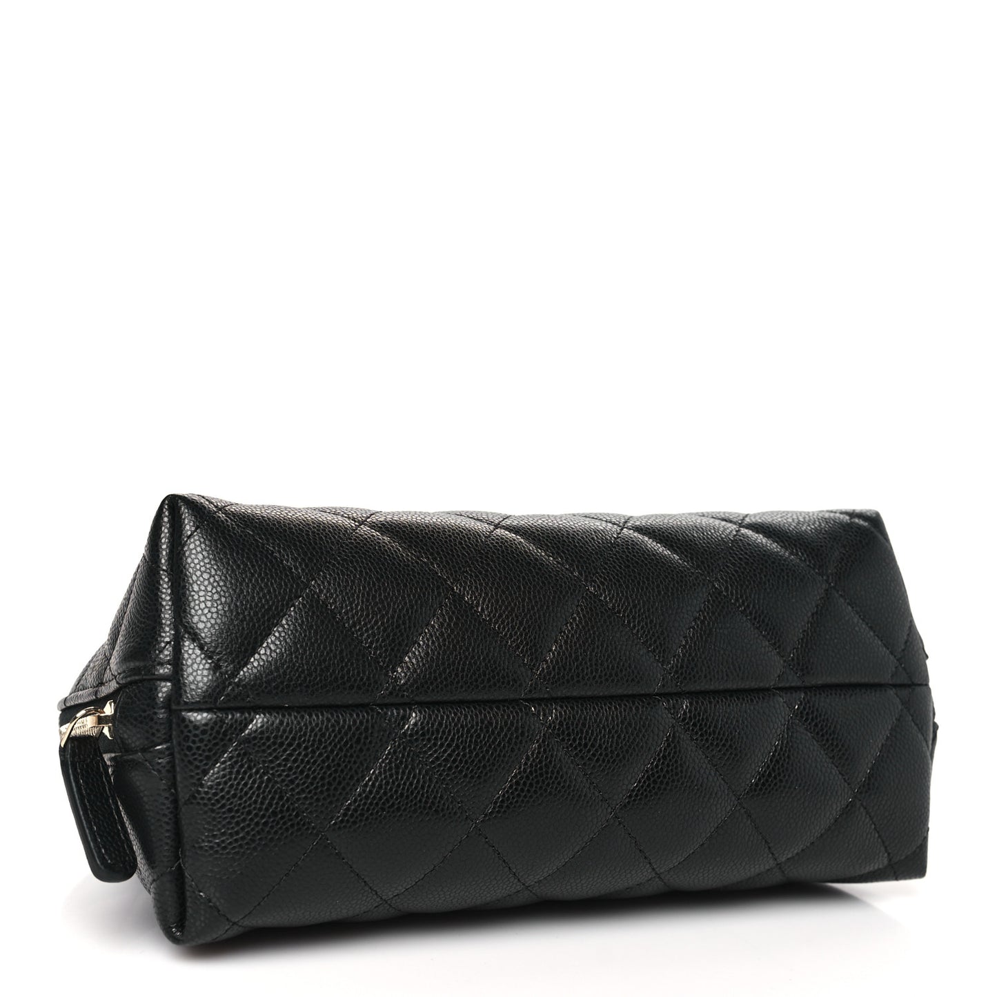 Caviar Quilted Medium Cosmetic Case Black