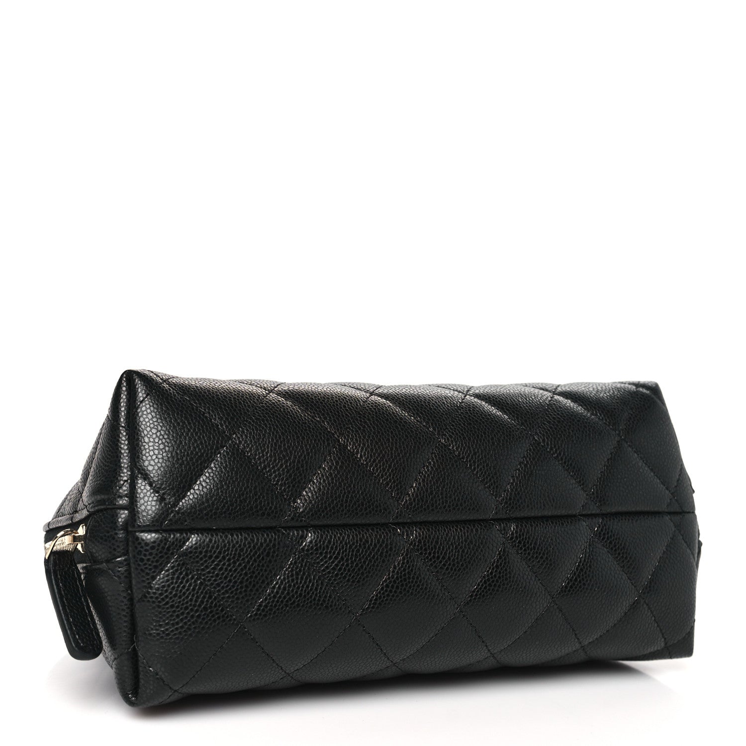 Chanel Caviar Quilted Medium Cosmetic Case Black 4 of 11