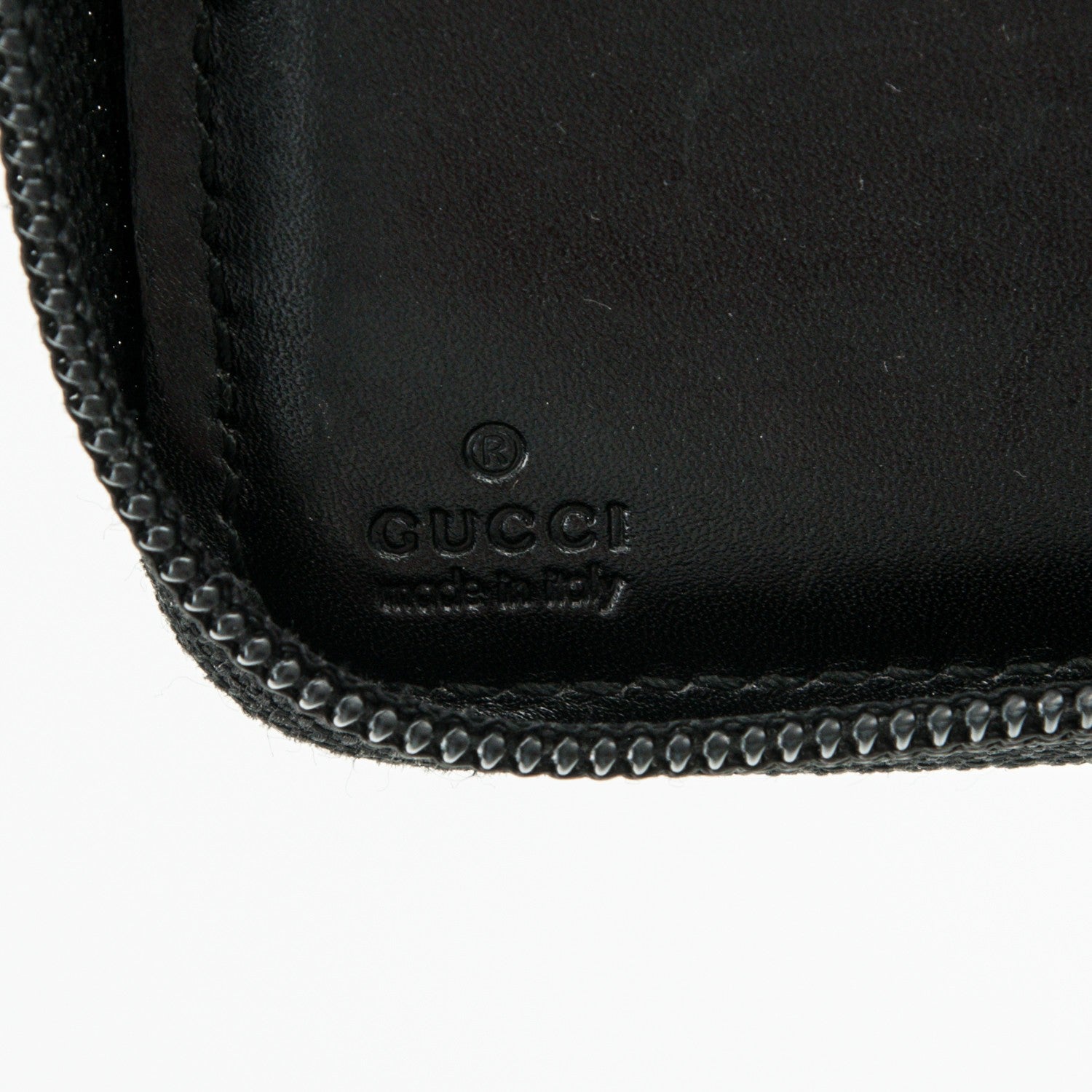 Gucci Guccissima Zip Around Agenda Black 6 of 7