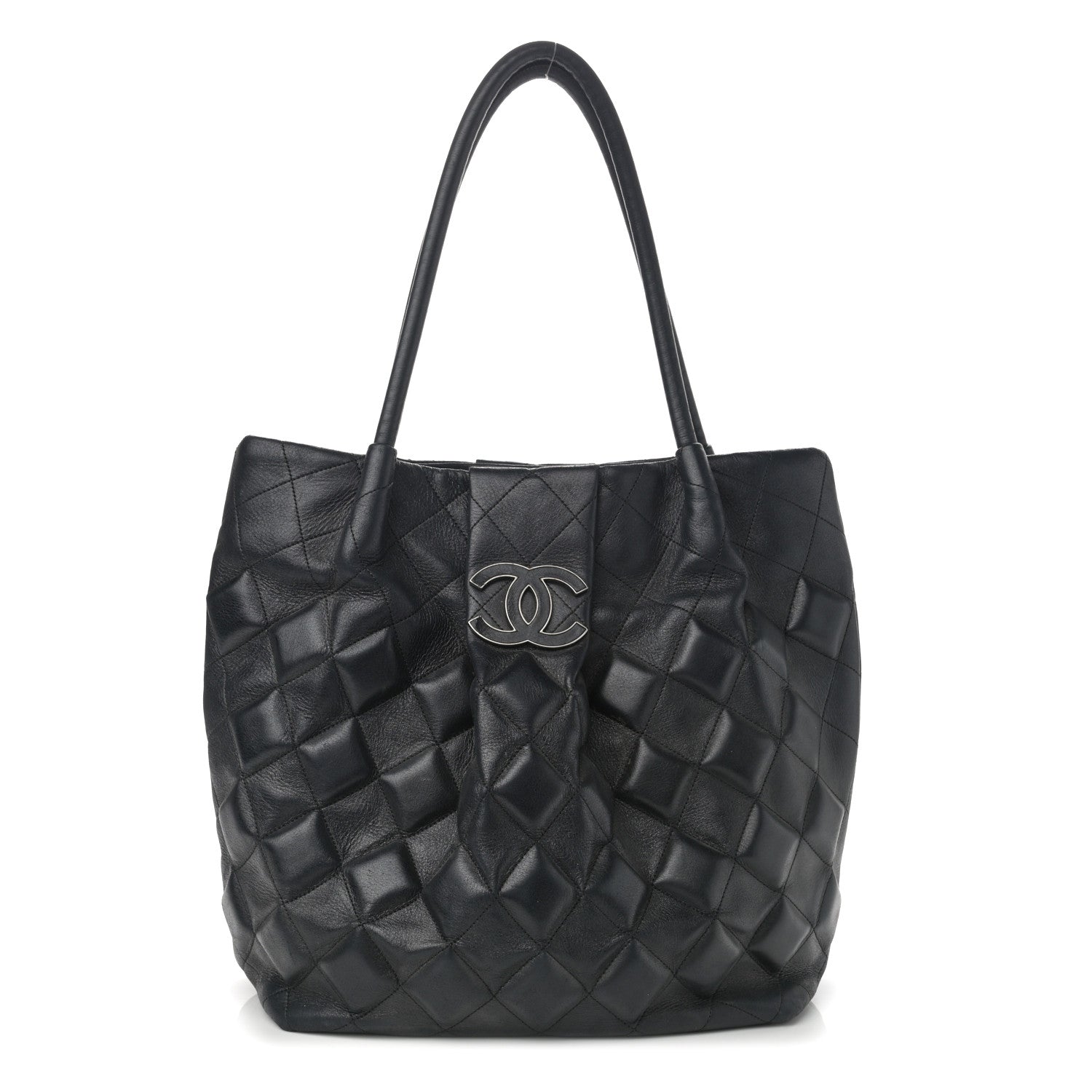 Chanel Calfskin Sloane Square Tote Black 1 of 14