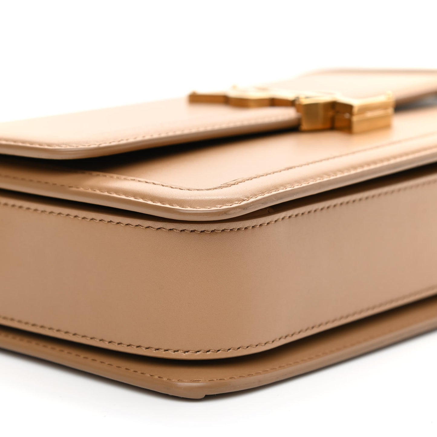 Box Calfskin Monogram Medium Solferino Satchel Natural Tan