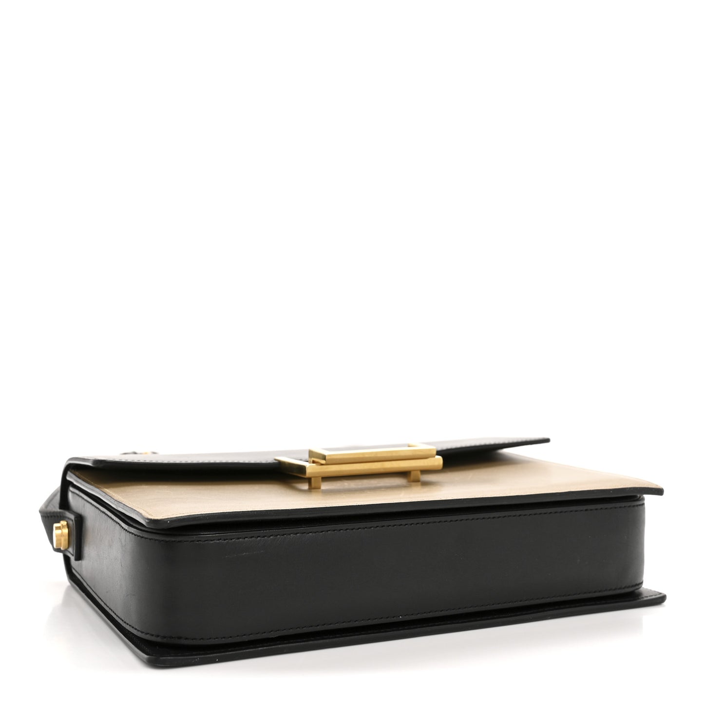 Calfskin Medium Classic Lulu Bag Beige Black