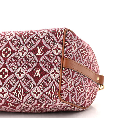 Louis Vuitton Jacquard Since 1854 Speedy Bandouliere 25 Bordeaux 10 of 10