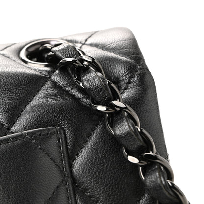 Chanel Lambskin Quilted Small Double Flap So Black 29 of 40