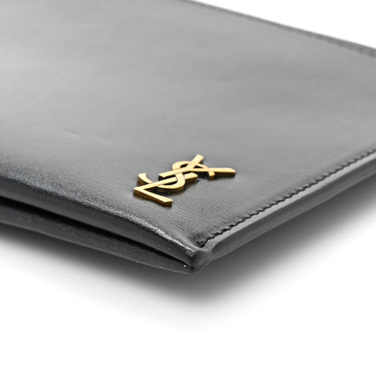 Saint Laurent Smooth Calfskin Monogram Bill Pouch Black 9 of 13