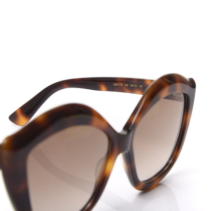 Gucci Cat Eye GG0117S Sunglasses Tortoise 5 of 7