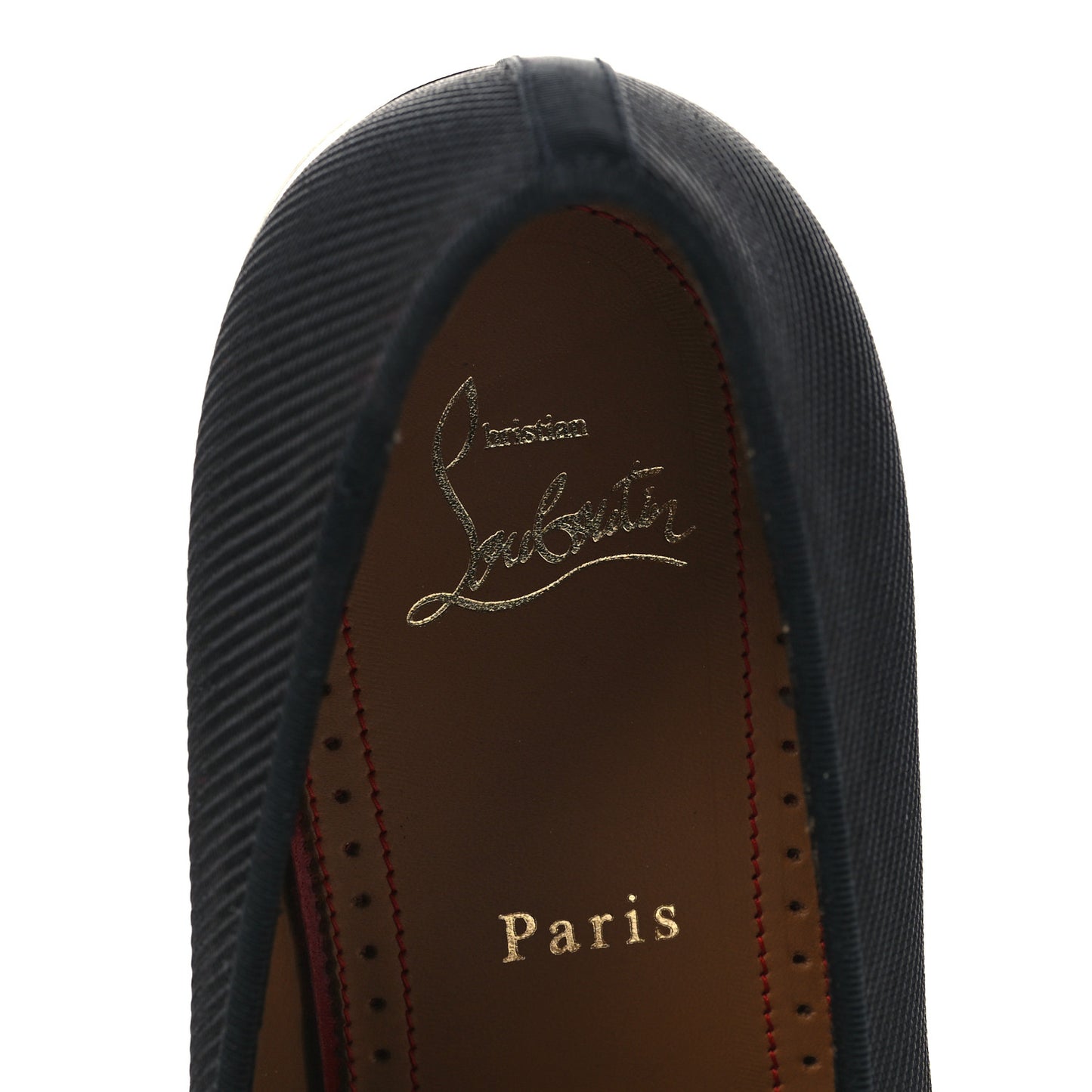 Fabric Mens Tassel Serge Officialito Flat Loafers 41.5 Black