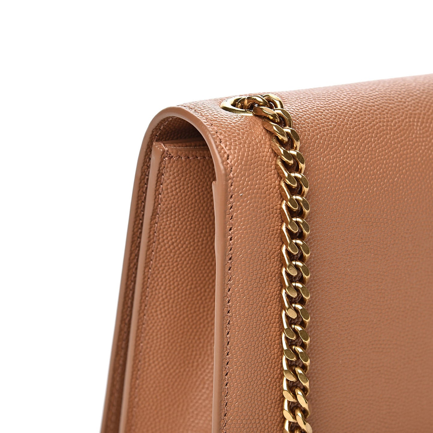 Grain De Poudre Medium Monogram Kate Satchel Dark Beige