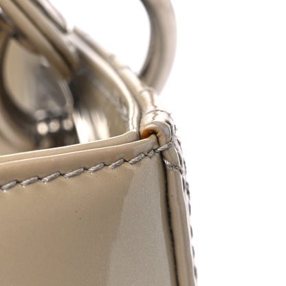 Christian Dior Patent Cannage Medium Lady Dior Beige 11 of 13