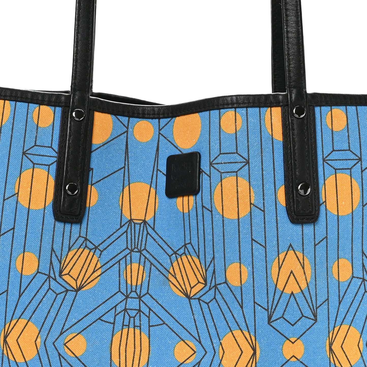 Visetos Medium Project Reversible Shopper Tote Black
