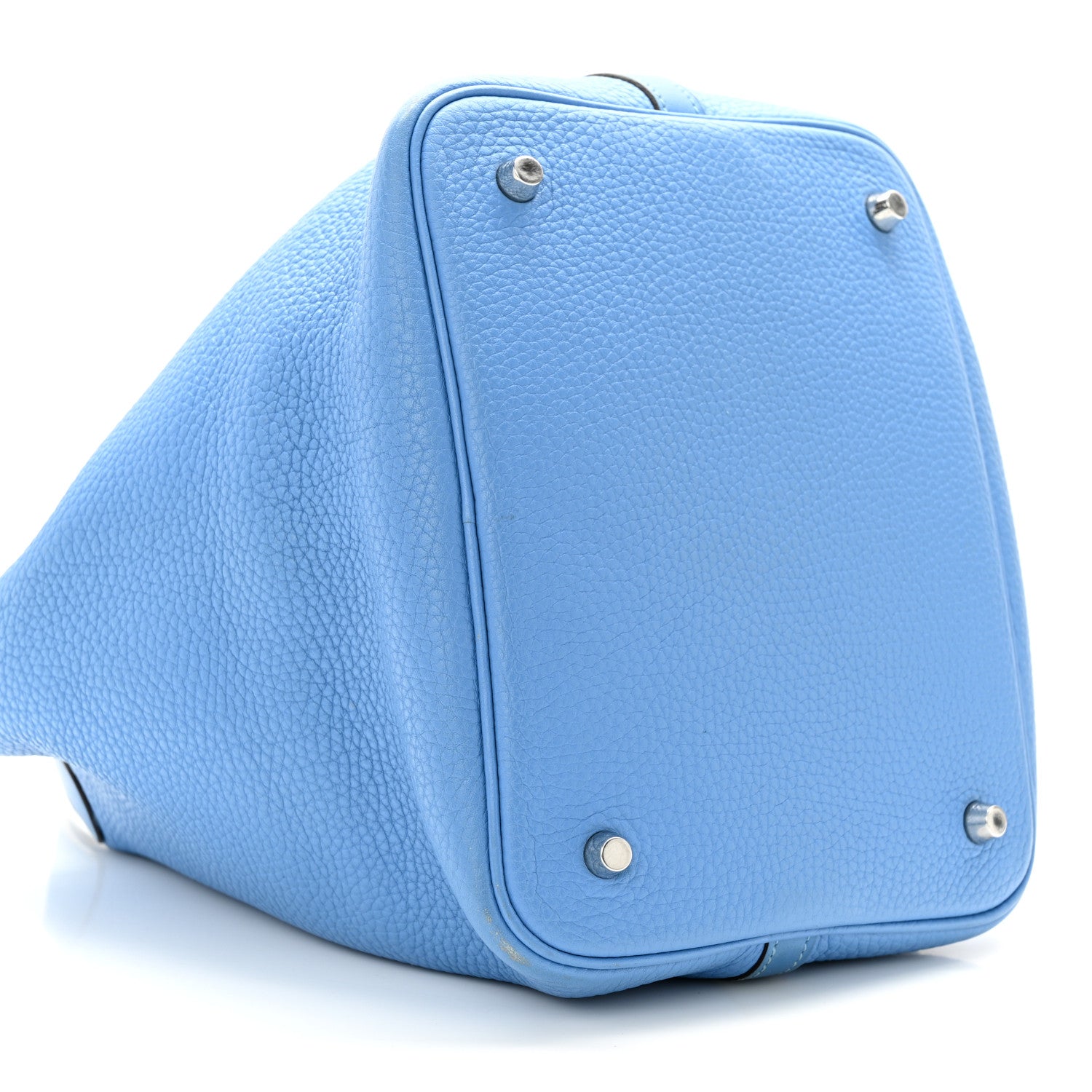 Hermes Taurillon Clemence Picotin Lock 22 MM Mykonos 9 of 14