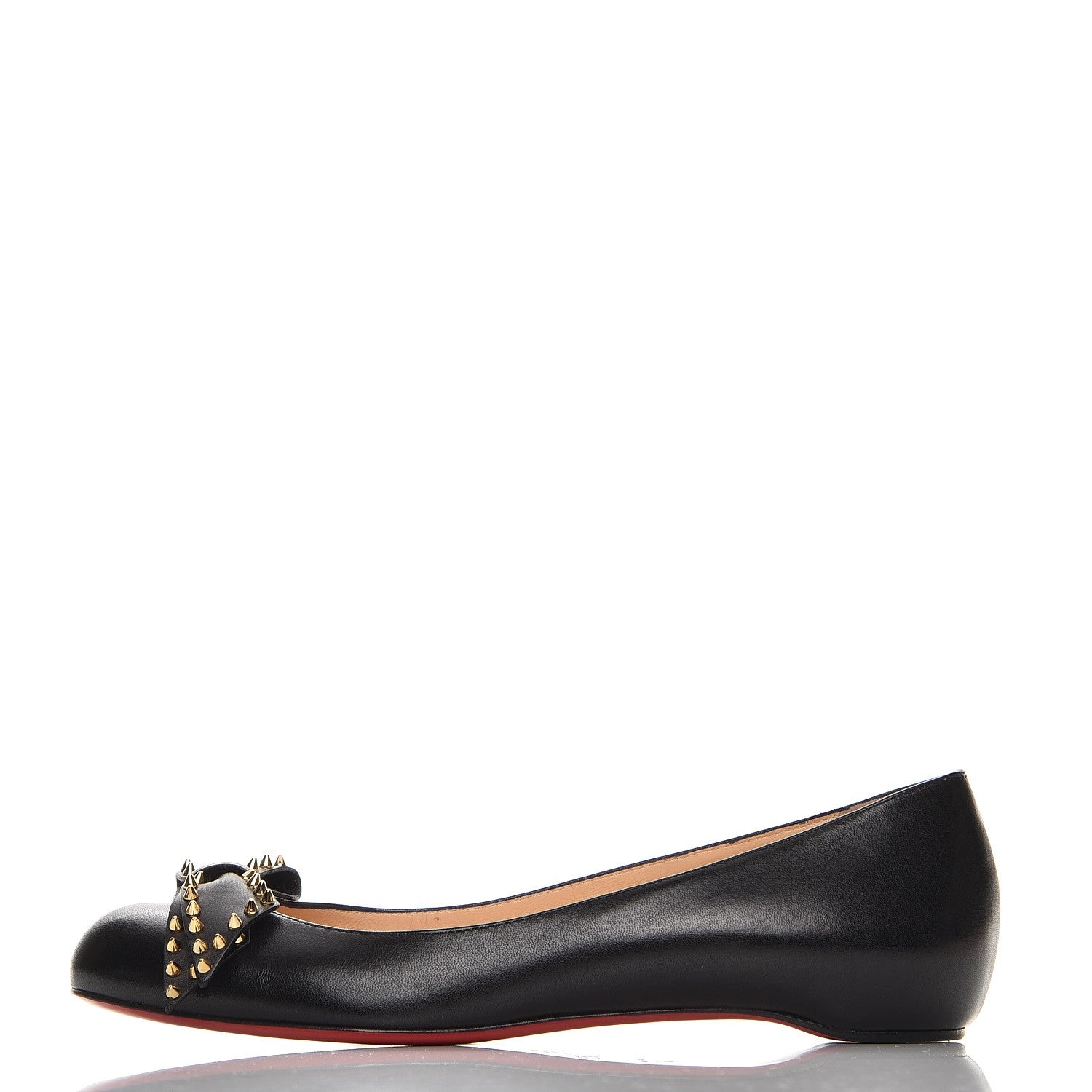 Christian Louboutin Nappa Ballalarina Flats 37 Black 1 of 8