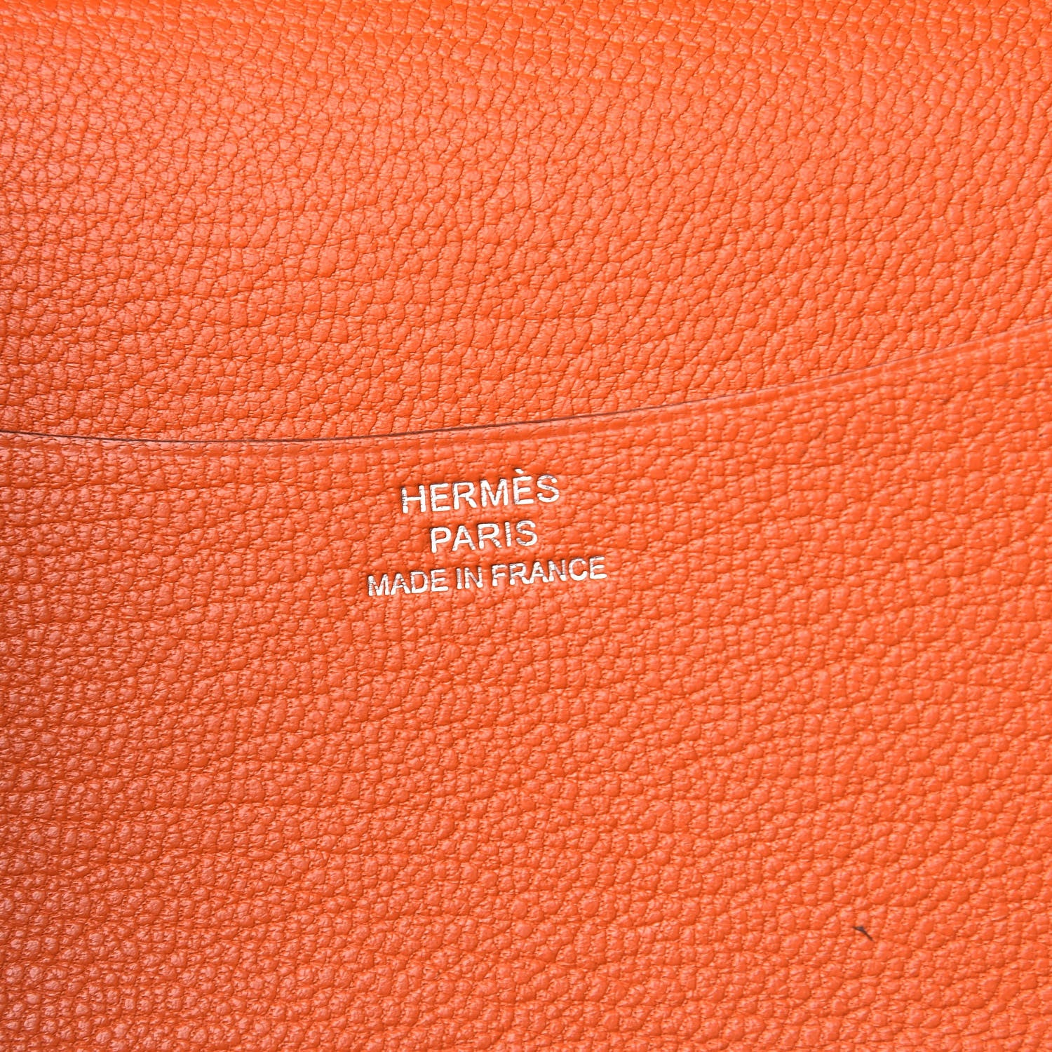 Hermes Chevre Mysore Grand Modele Agenda Cover Orange 6 of 11