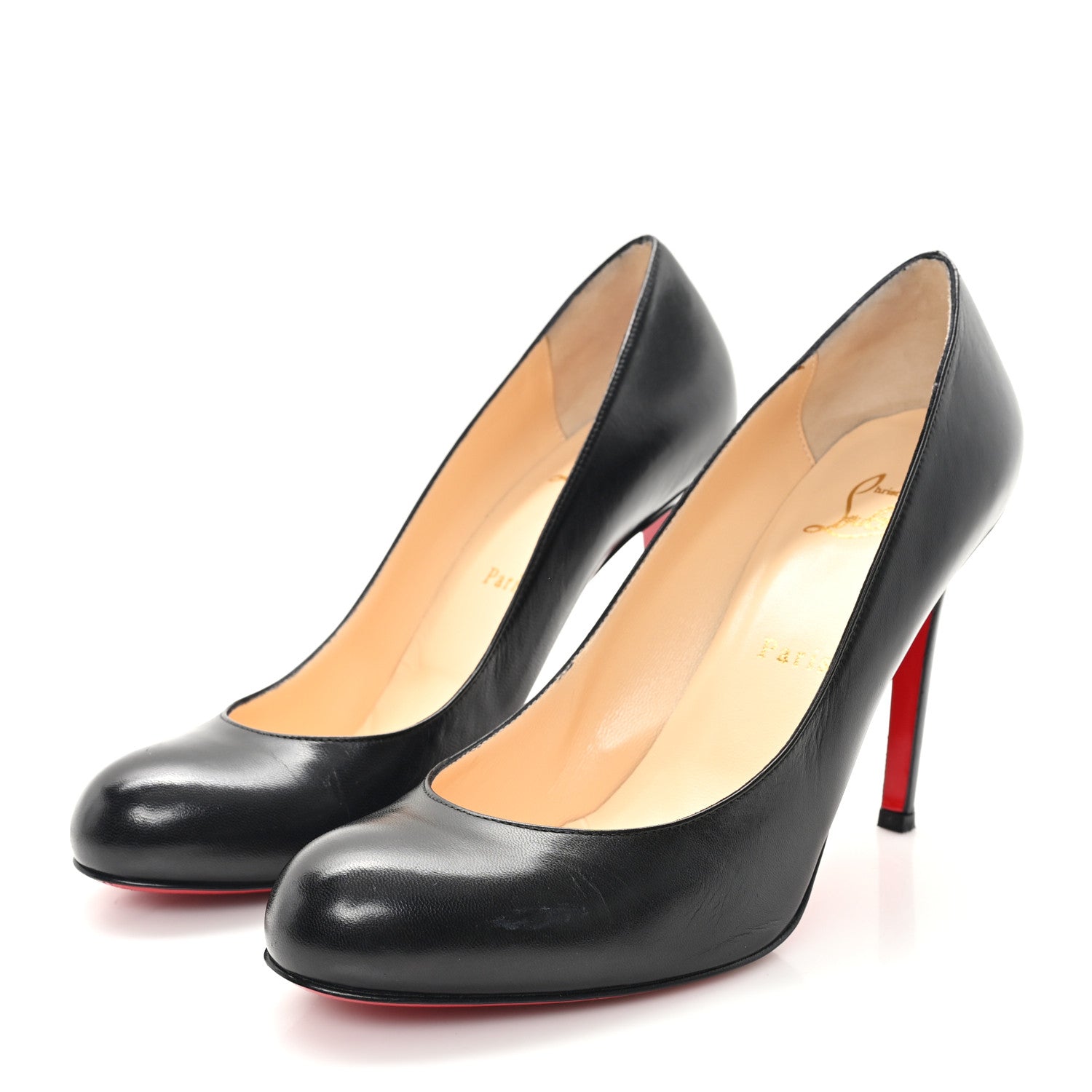 Christian Louboutin Kid Simple 100 Pumps 38.5 Black 4 of 11