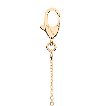 Bulgari 18K Yellow Gold Diamond Fiorever Pendant Necklace 4 of 8