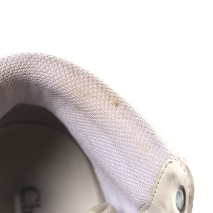Christian Dior Nylon Fabric Womens D-Player High Top Sneakers 36 White Grey 11 of 11