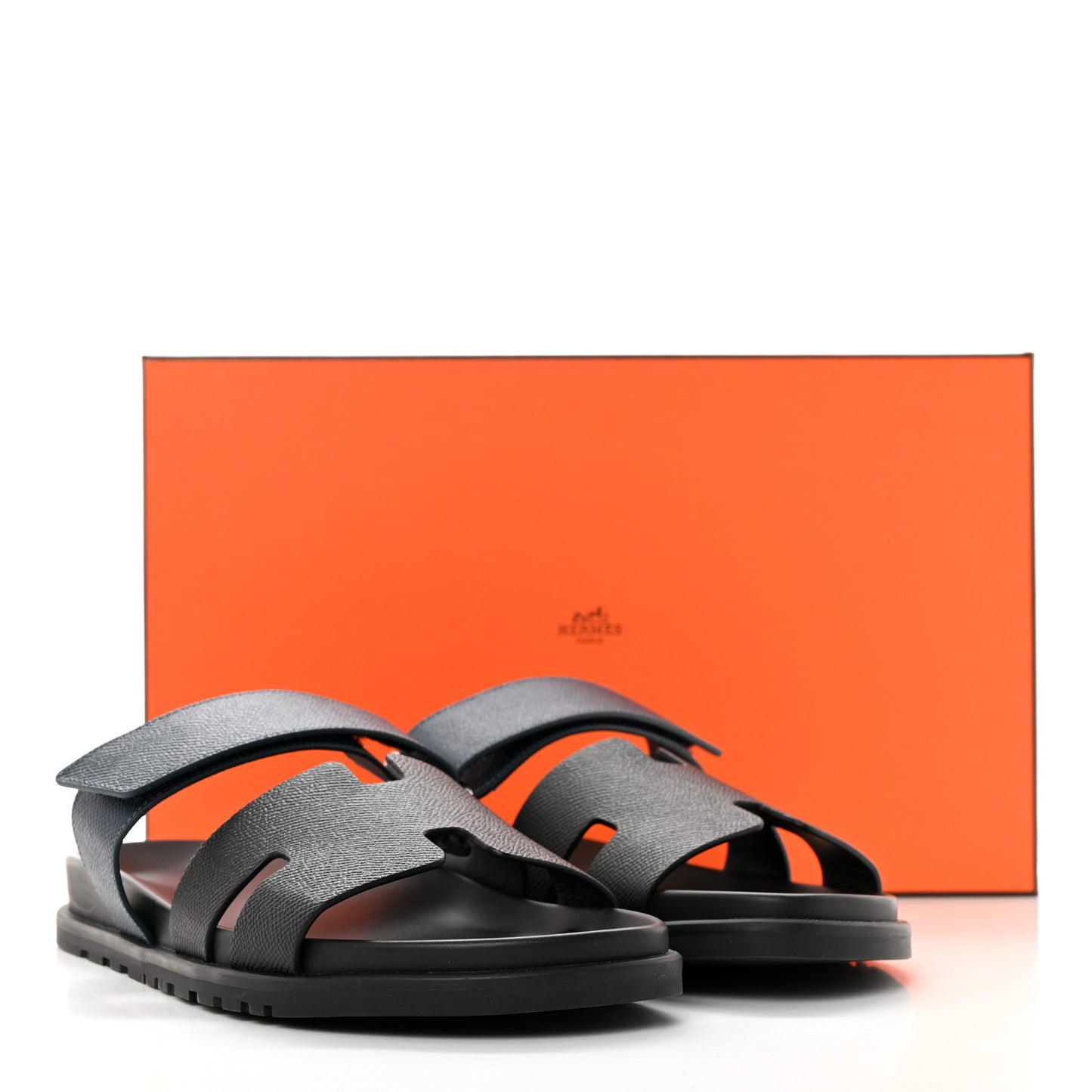 Epsom Mens Chypre Sandals 42.5 Black Bleu Celeste
