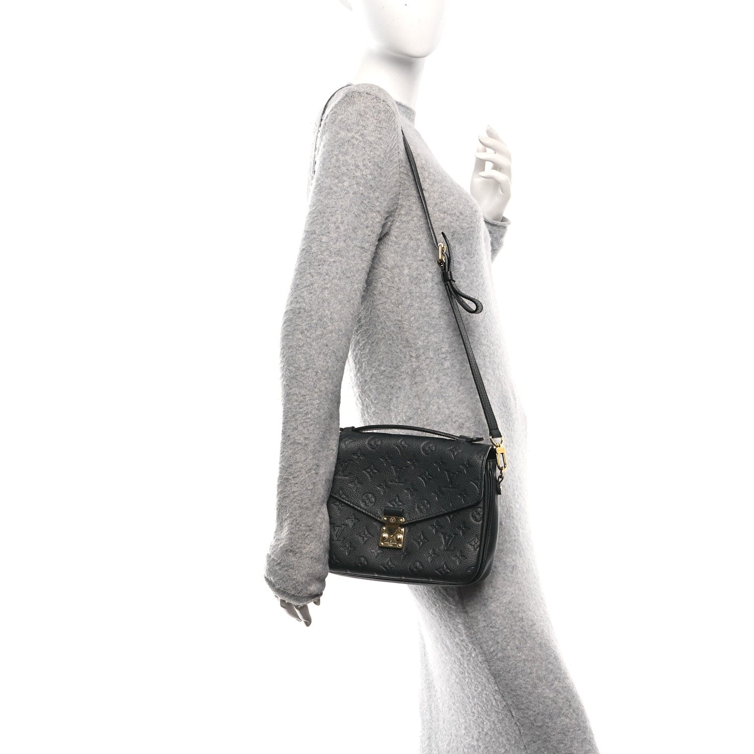 Louis Vuitton Empreinte Pochette Metis Black 2 of 8