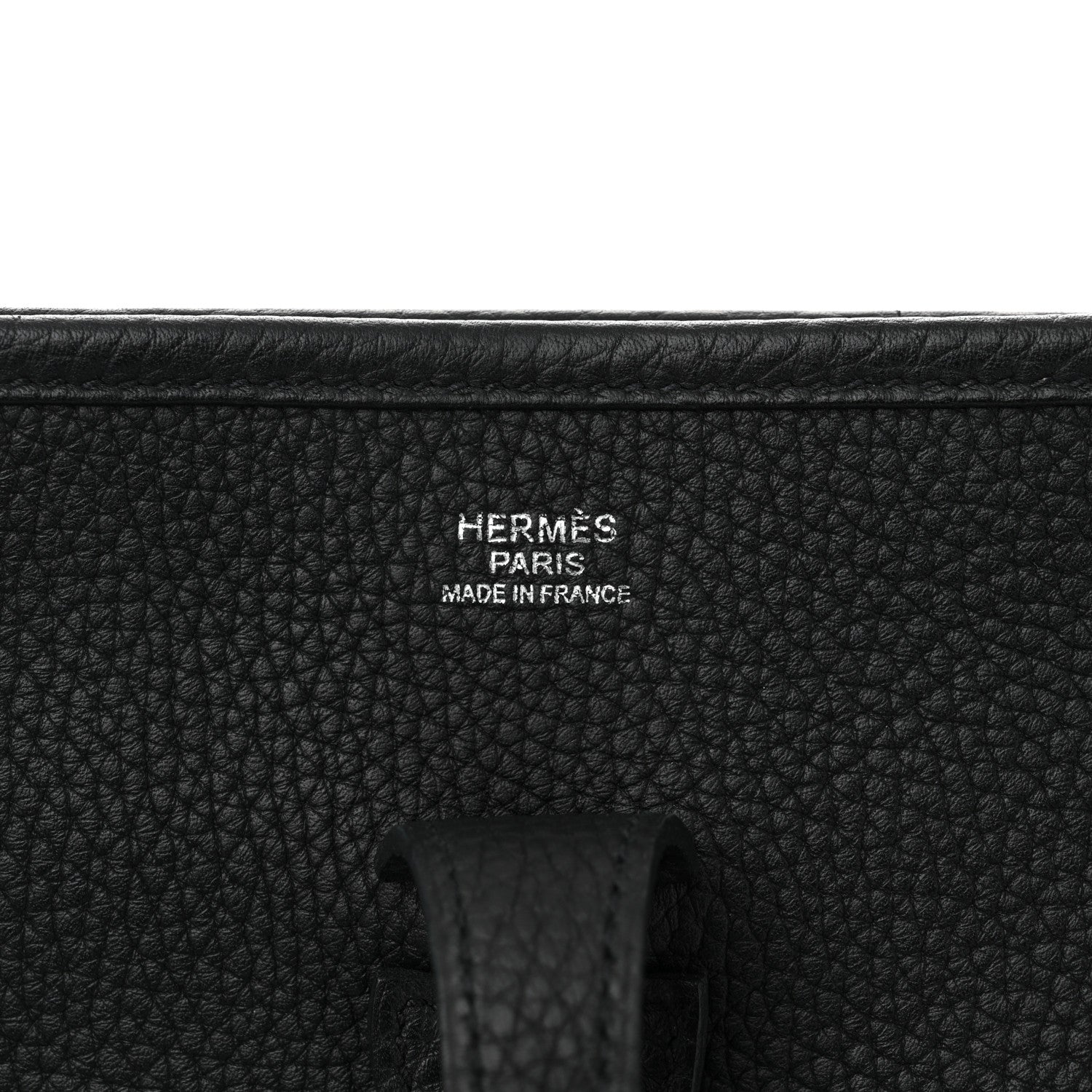 Hermes Taurillon Clemence Evelyne III PM Black 6 of 10