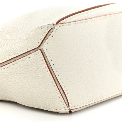 Loewe Calfskin Mini Puzzle Bag Soft White 9 of 11