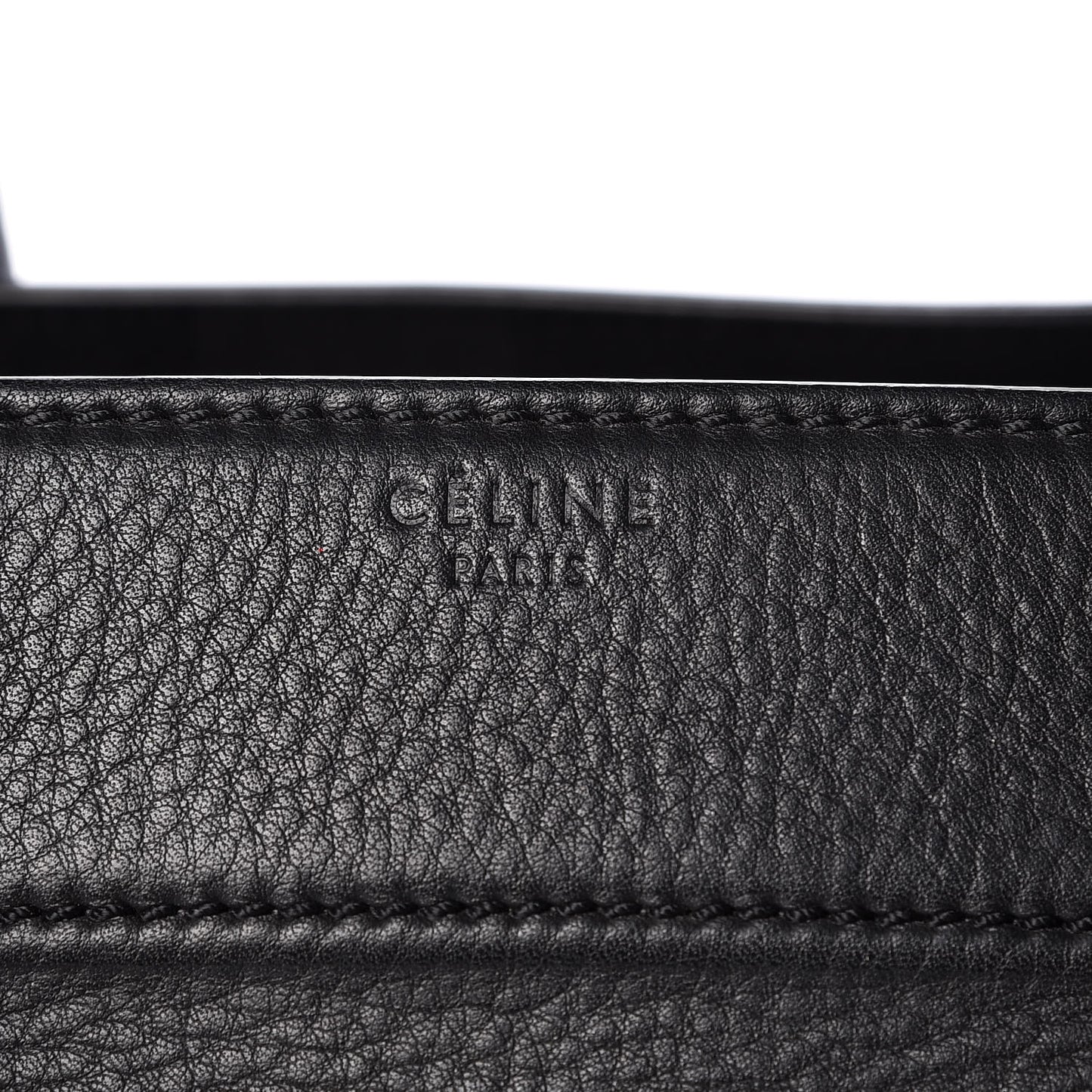 Supple Calfskin Medium Phantom Luggage Black