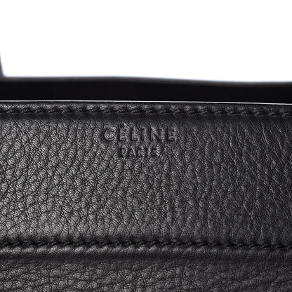 Celine Supple Calfskin Medium Phantom Luggage Black 6 of 23