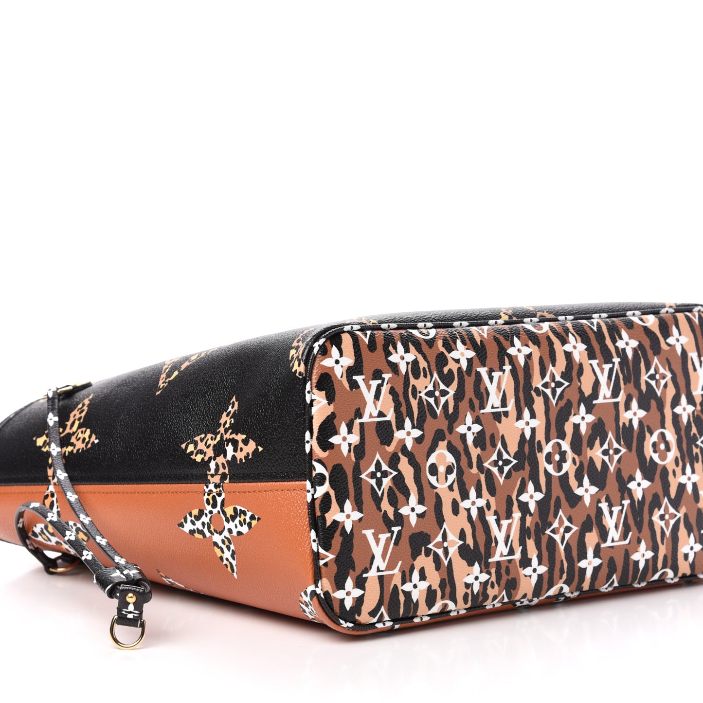 Monogram Giant Jungle Neverfull MM Black