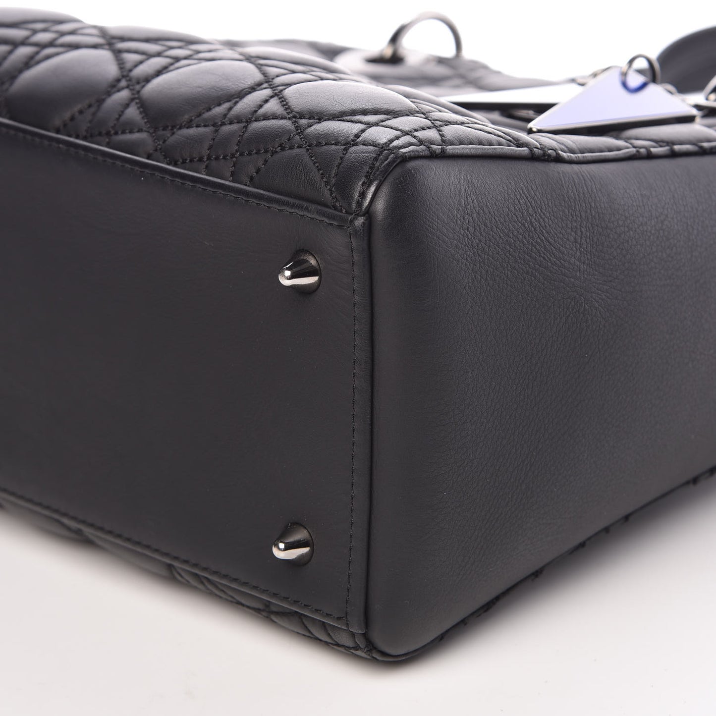 Calfskin Cannage Medium Anselm Reyle Lady Dior Black