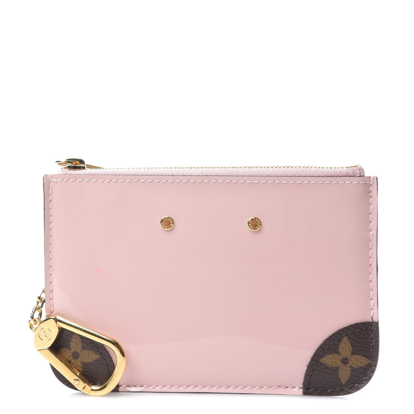 Patent Miroir Venice Key Pouch Rose Ballerine