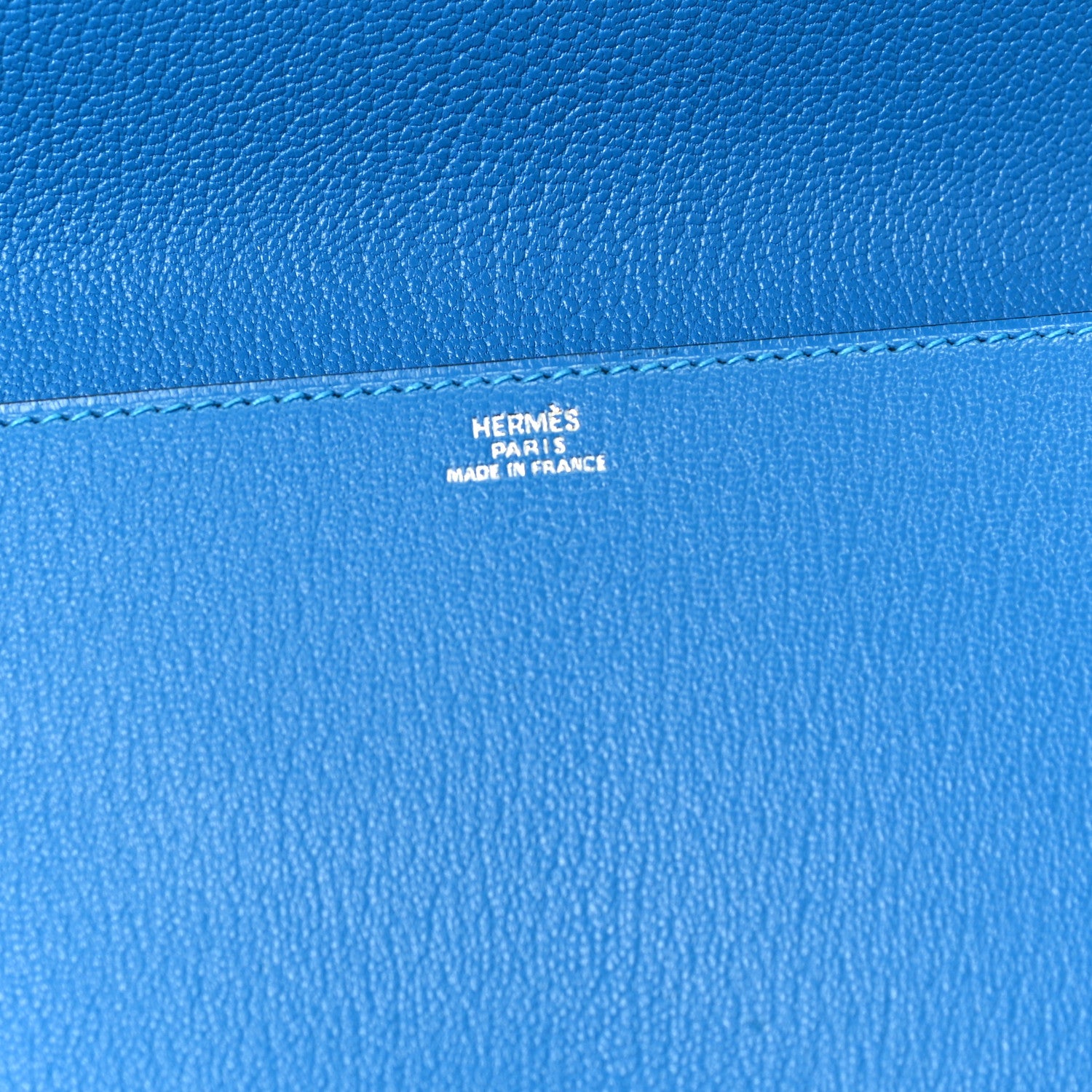 Hermes Chevre Mysore Medor 23 Clutch Bleu Hydra 6 of 8