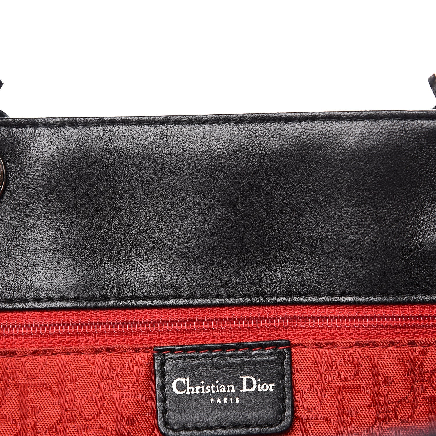 Christian Dior Lambskin Cannage Large Lady Dior Shopper Tote Black 9 of 15