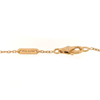 Van Cleef & Arpels 18K Yellow Gold Mother of Pearl Sweet Alhambra Bracelet 3 of 3