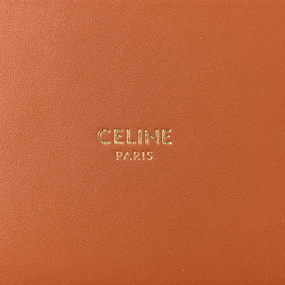 Celine Triomphe Canvas Calfskin Square Vanity Case White 7 of 11