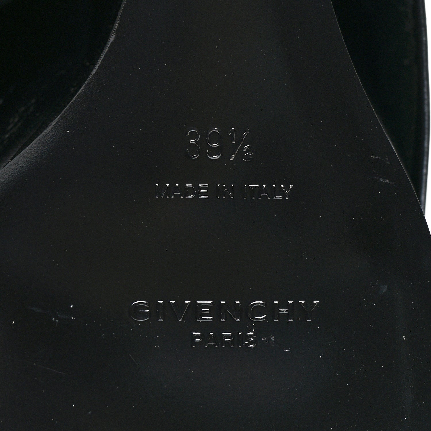 Givenchy Calfskin Shark Lock Pant Boots 39.5 Black 6 of 7