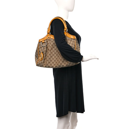 Gucci Monogram Medium Sukey Tote Yellow 2 of 9