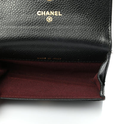 Chanel Caviar Quilted Flap Card Holder Black 5 of 8